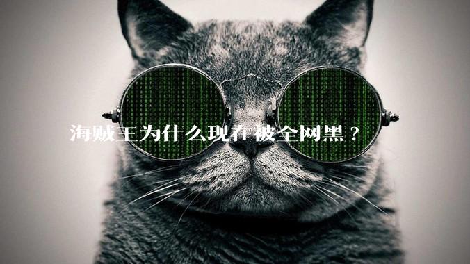 海贼王为什么现在被全网黑?