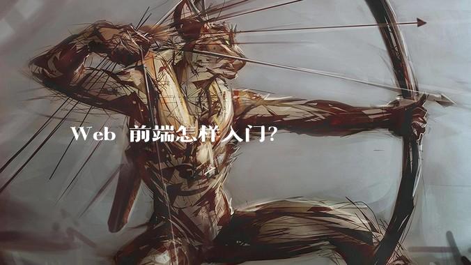 Web 前端怎样入门？