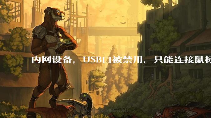 内网设备，USB口被禁用，只能连接鼠标和键盘，有什么办法可以实现数据拷入？