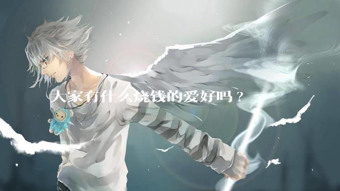 大家有什么烧钱的爱好吗?