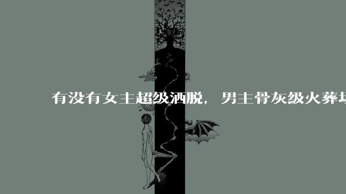 有没有女主超级洒脱，男主骨灰级火葬场的***推荐？