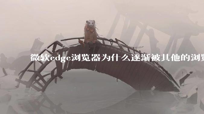 微软edge浏览器为什么逐渐被其他的浏览器代替？